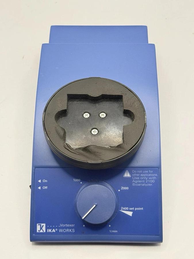 Used IKA Works Vortexer MS2 S9 Minishaker For Agilent 2100 Bioanalyzer