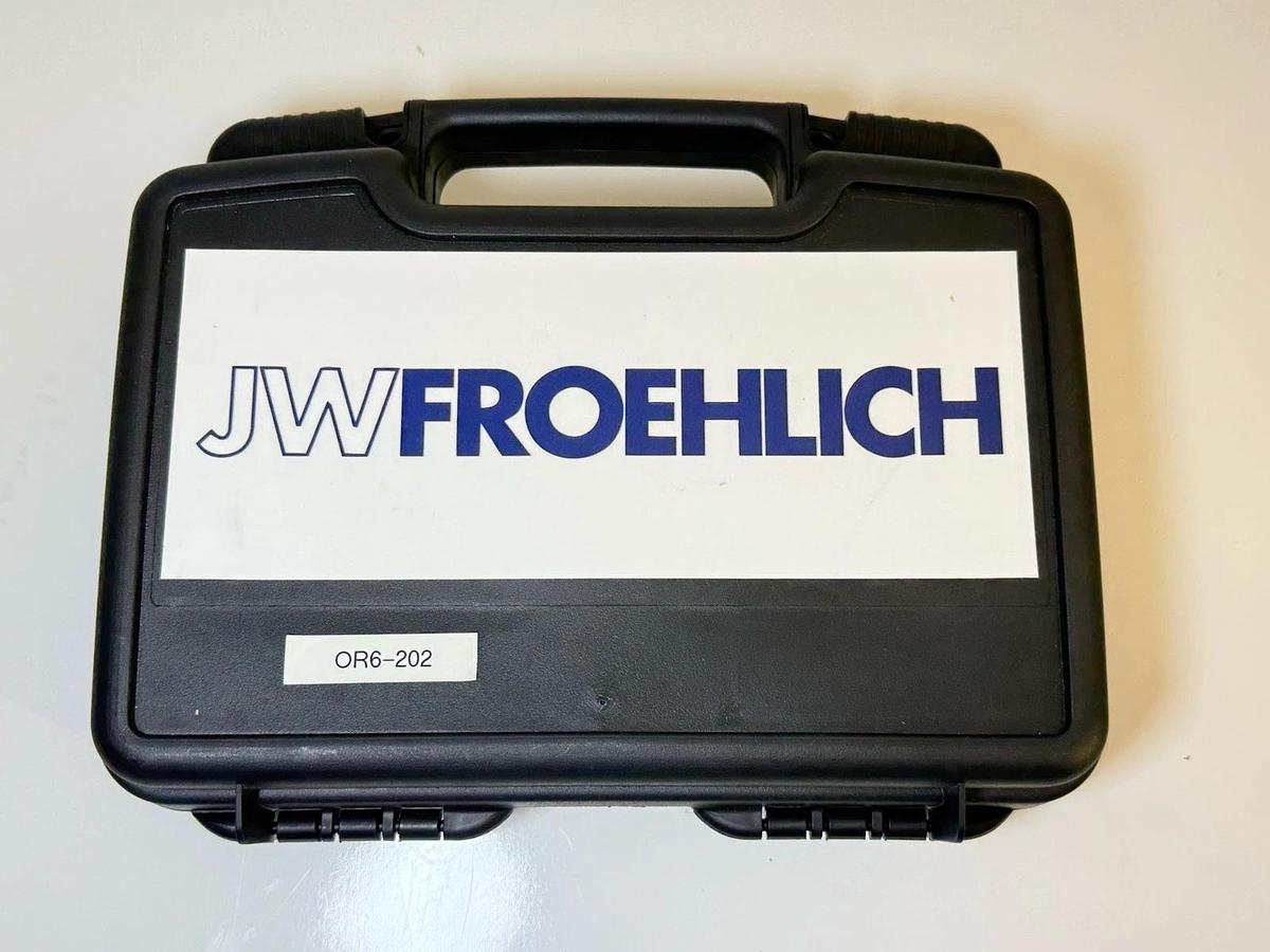 Used JW Froehlich Leak Orifice - OR6-202 (6cm 3/min @ 1.4 bar) 18/52622.02