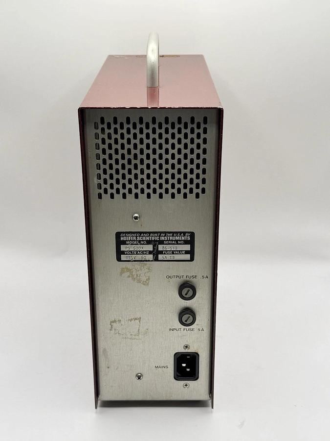 Used Hoefer Scientific Instrument PS500X Electrophoresis DC Power Supply