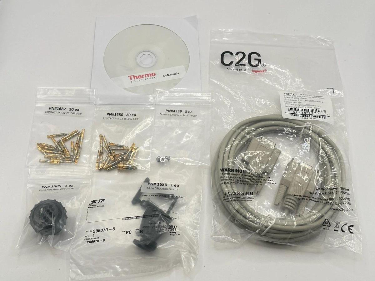 Thermo Scientific - Replacement Parts: OpManuals, Contact Skt, Conn Plug & Clamp