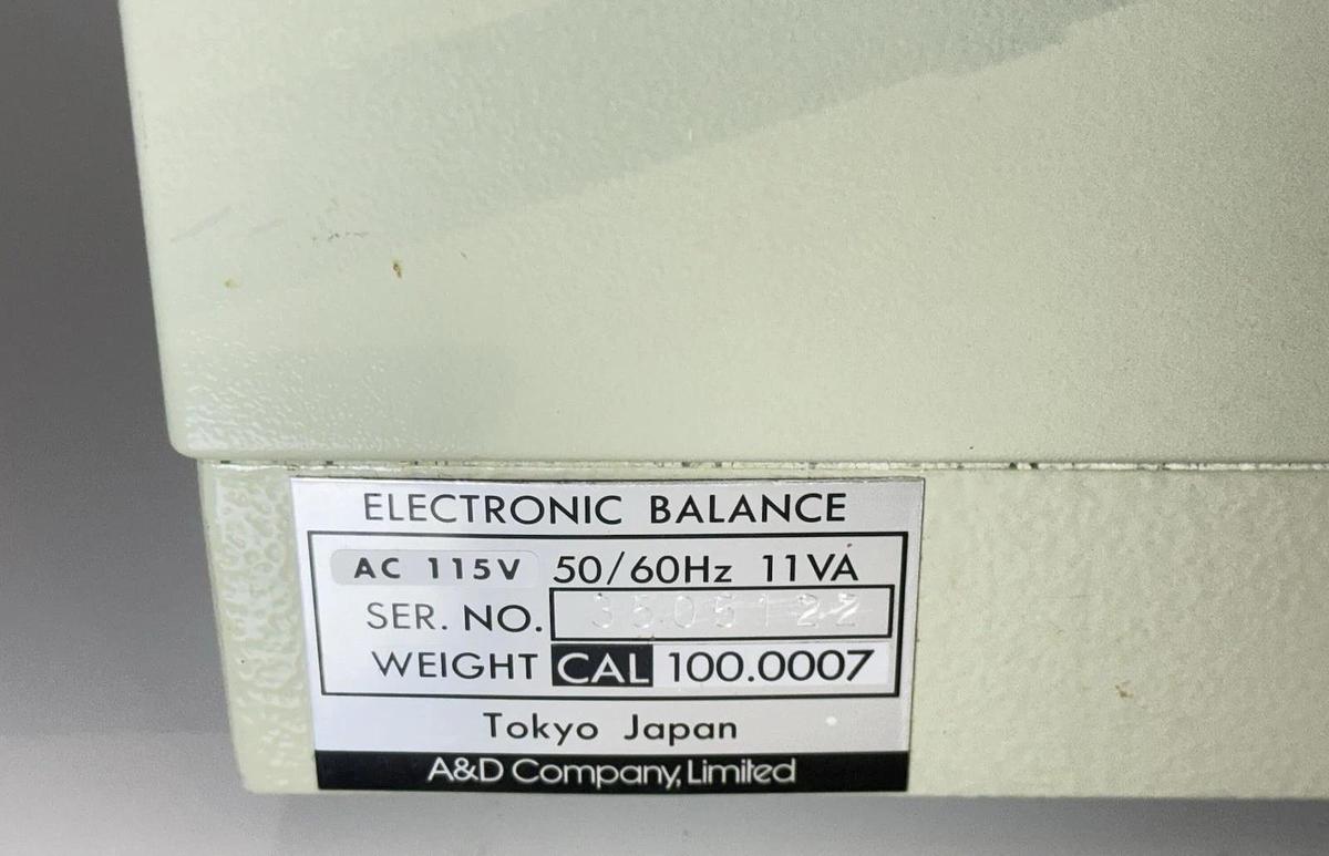Used A&D Company  ER-120A   Electronic Balance Analytical Balance  max 120 gr d-0.1mg