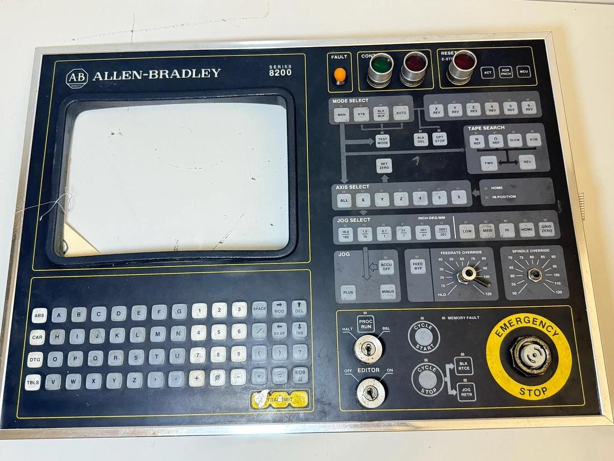 Used Allen Bradley Series 8200 Front Panel AG6000708
