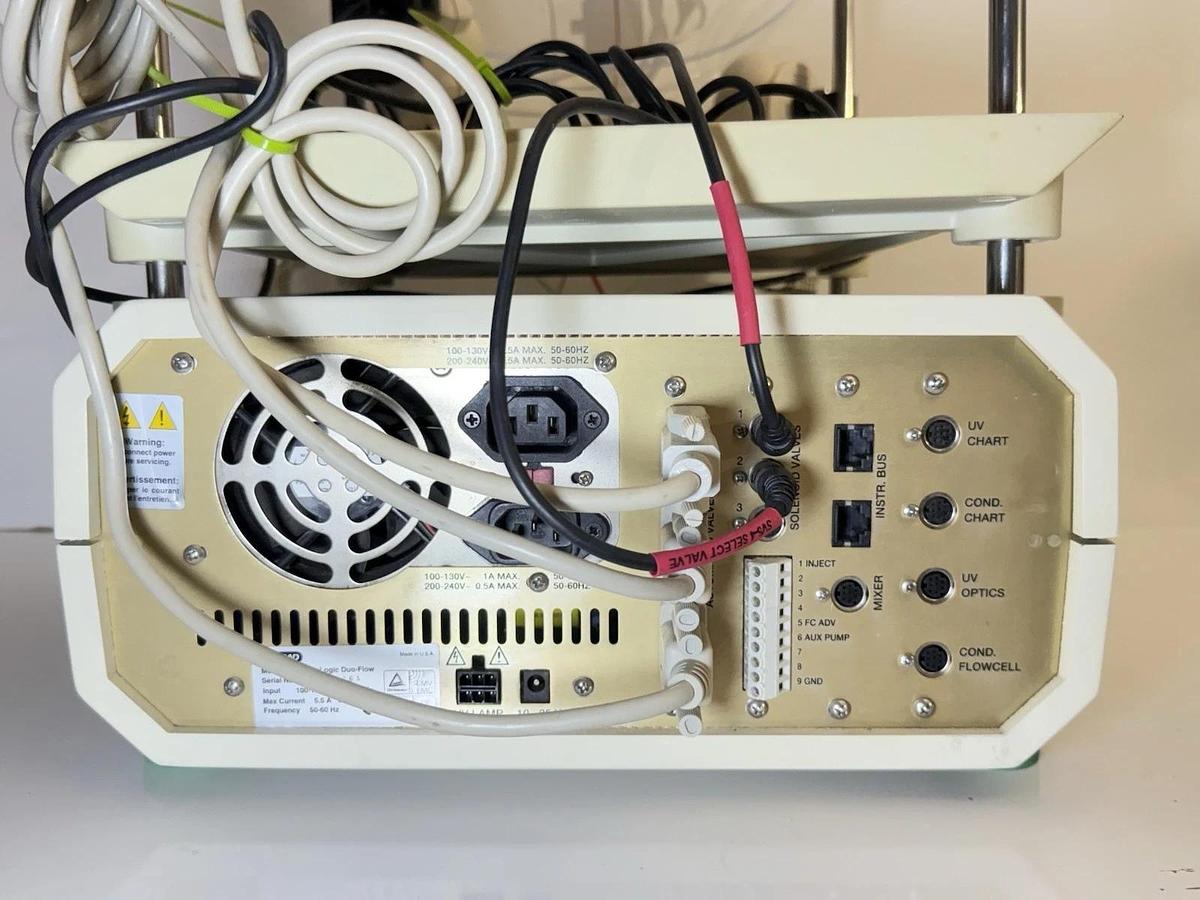 Used Bio-Rad BioRad BioLogic BioFrac Fraction Collector w/BioLogic Duo Flow + Rack