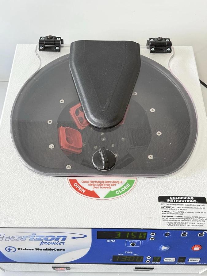 Used Fisher Healthcare Drucker Horizon Premier 755VES Laboratory Lab Centrifuge