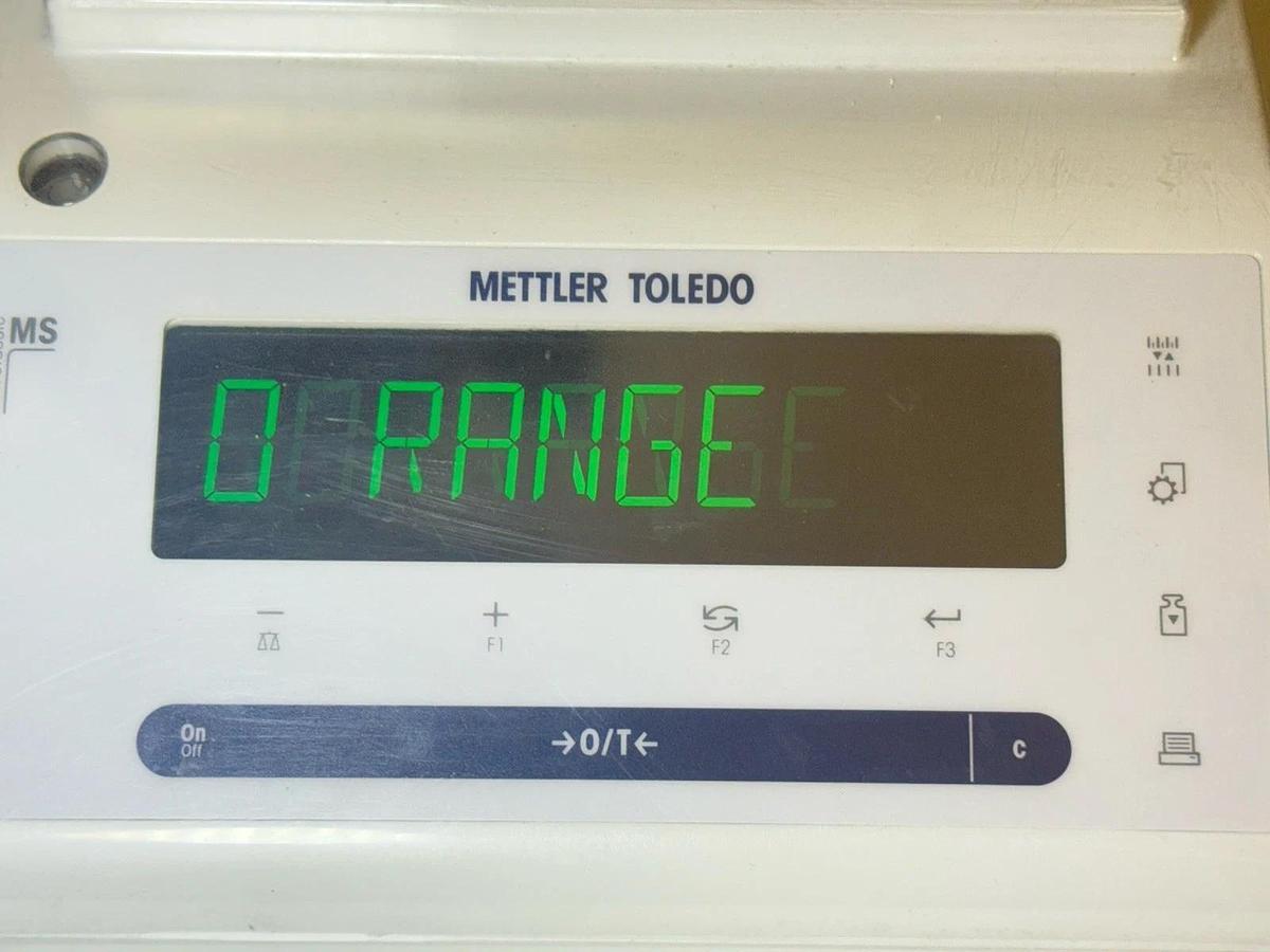 Used METTLER TOLEDO MS1602S /03 Scale Newclassic MS Toploading Balance 1620g X 0.01g