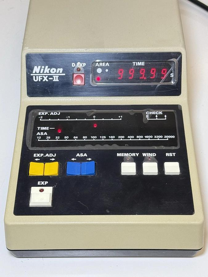 Used Nikon Eclipse TS100 Inverted Lab Microscope w/ Nikon UFX-II, Power Supply & Lamp