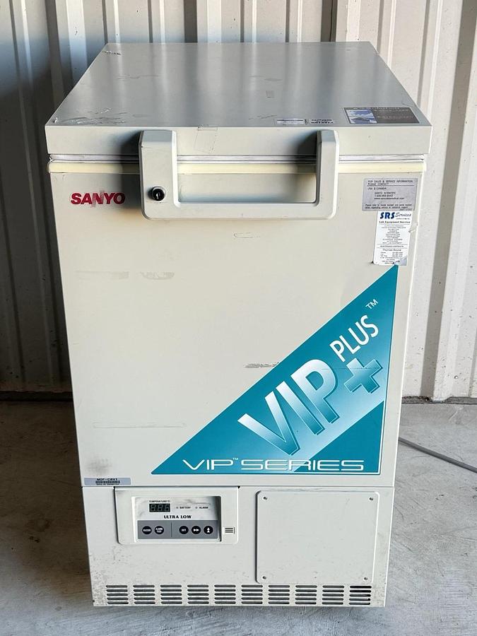 Used SANYO VIP Plus MDF-C8V1 Ultra Low Temperature Lab Laboratory Freezer -86ºC