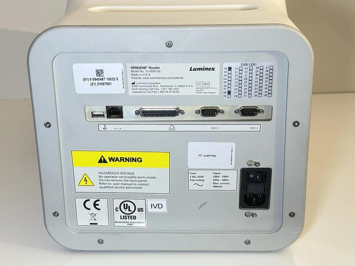 Used Nanosphere Verigene Processor SP Benchtop Analyzer 10-0000-07 + Luminex Reader