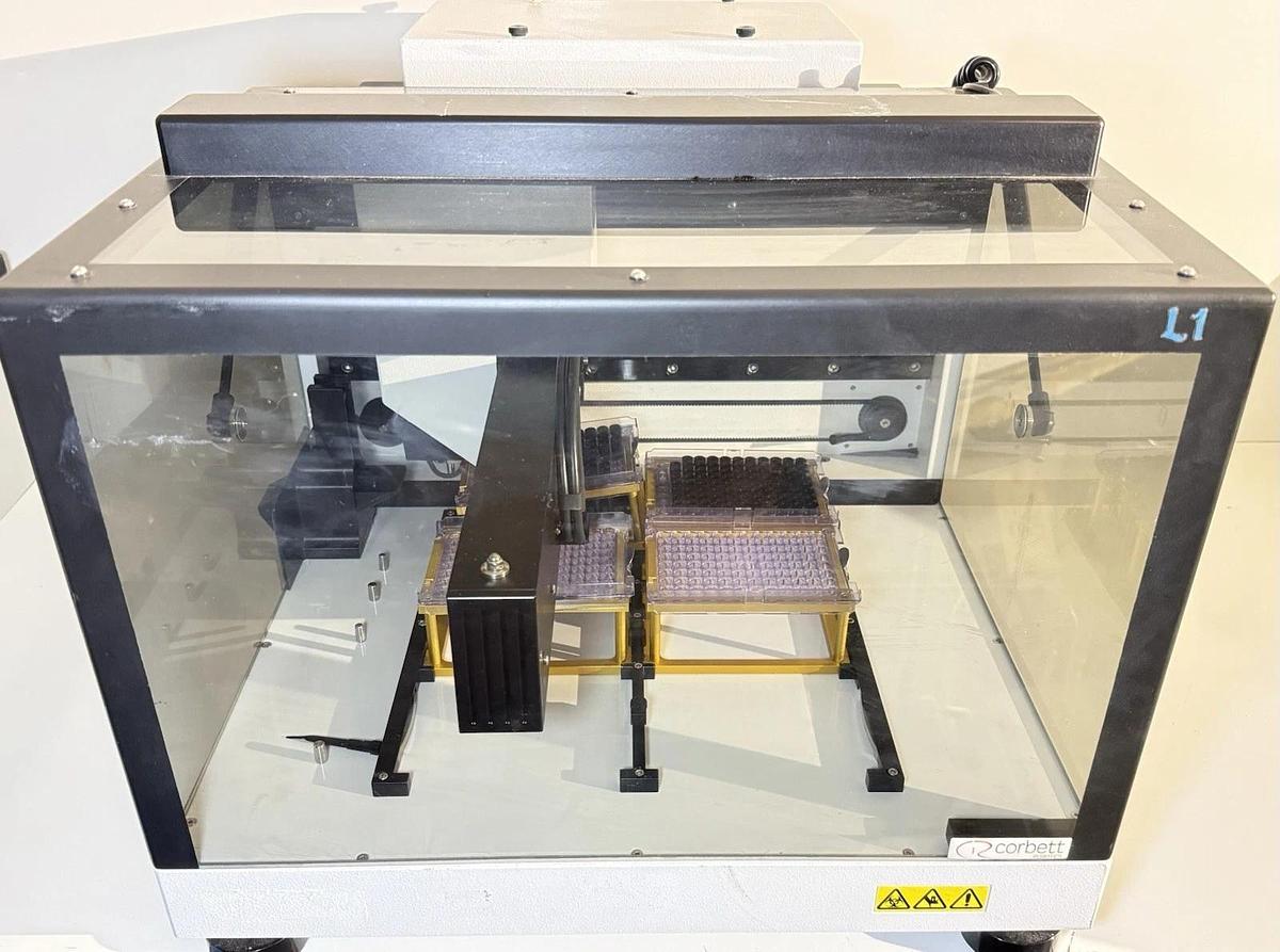 Used Corbett Robotics CAS1200 Automated Real-Time Quantitative PCR Pipetting System