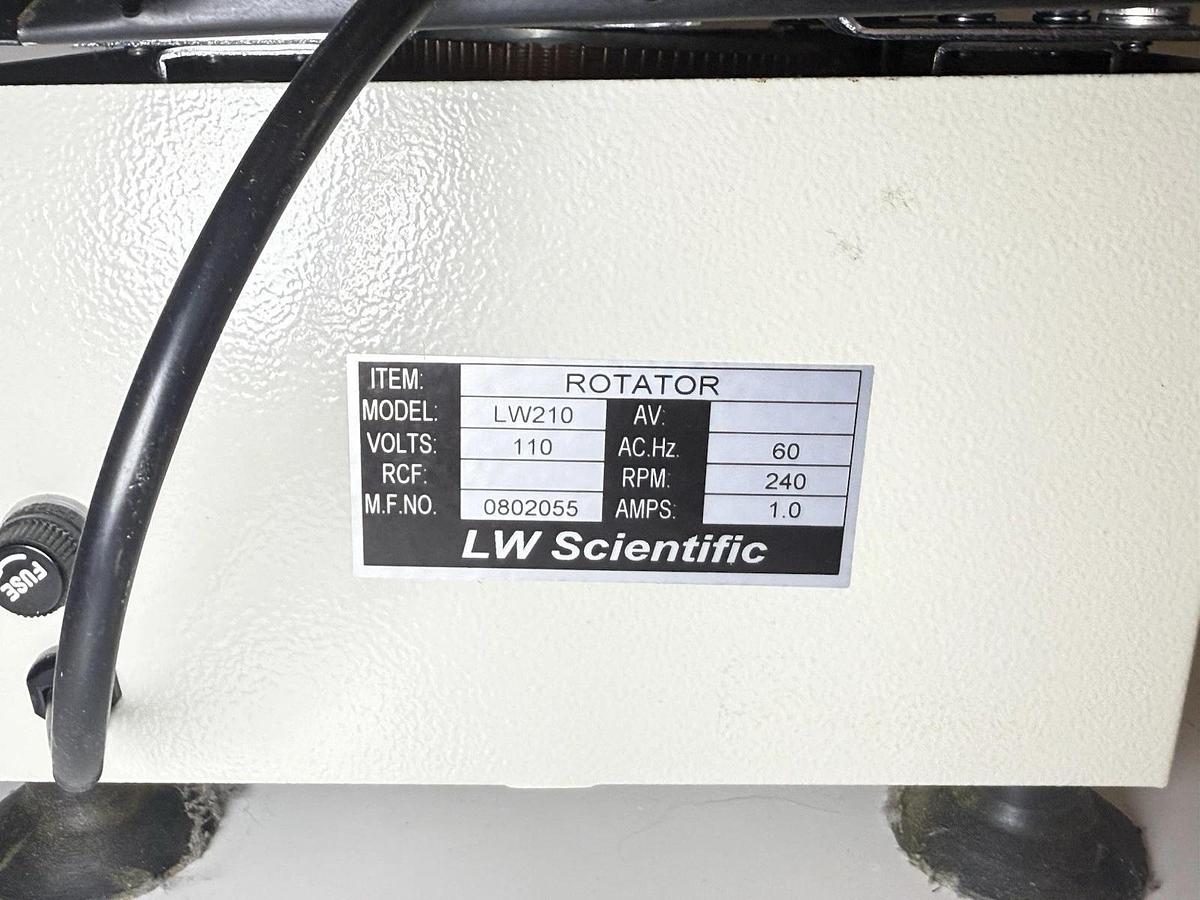 Used LW Scientific LW210 Rotator Shaker Model 2100A – Lab Tube Mixer Agitator