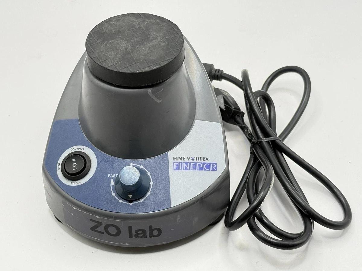 Used VORTEXMIXER ZO Lab Fine Vortex FINEPCR Variable Speed Mini Vortex Mixer Shaker