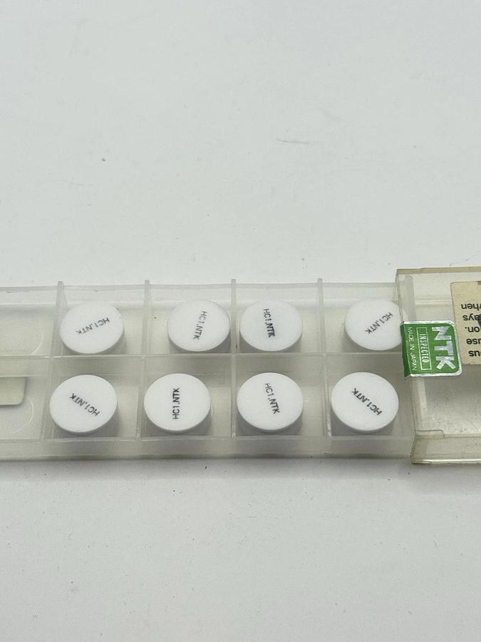 Used NTK Turning Inserts white Ceramic HC1RNGN550-ENC (5057104)