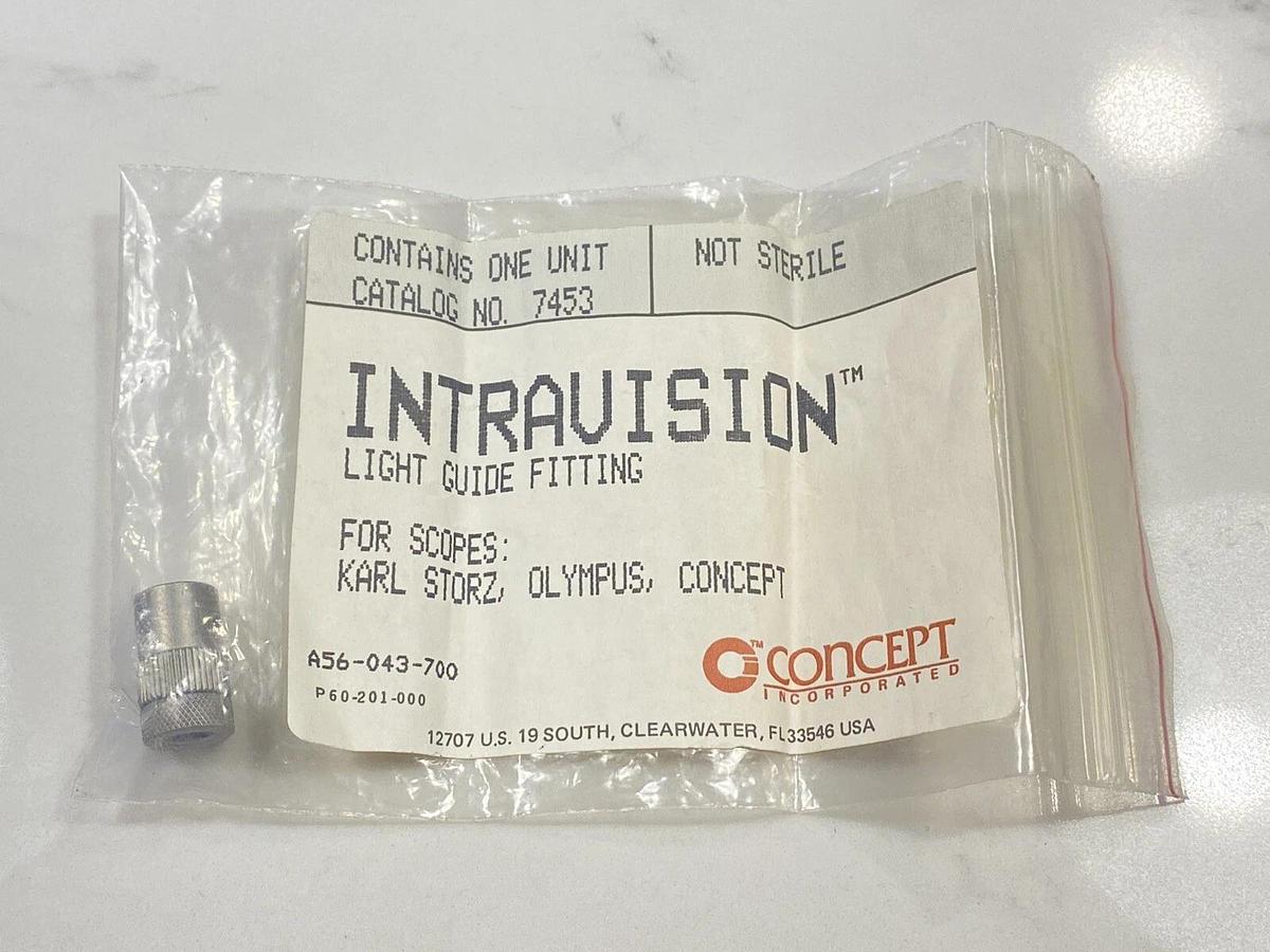 Intravision Light Guide Fitting No.7453 For Scopes: Karl Storz, Olympus, Concept