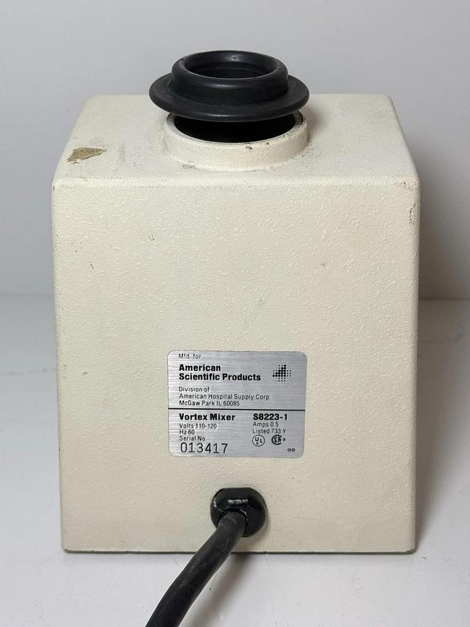 Used American Scientific Products SP Vortex Mixer S8223-1 Laboratory Shaker