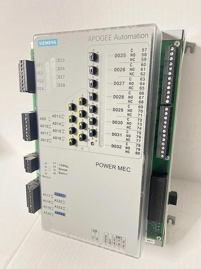 Used Siemens APOGEE Automation Model 1210 E Power MEC 549-627