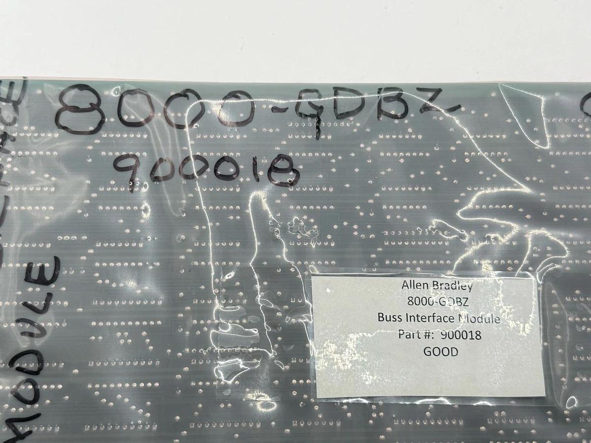 Used Allen Bradley 8000-GDBZ / 8000GDBZ 900018 Buss Interface Board Module