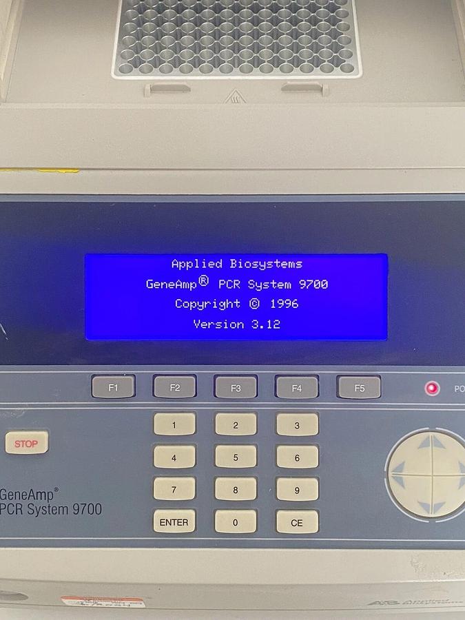 Used Applied Biosystems ABI GeneAmp PCR System 9700 96-Well Thermal Cycler