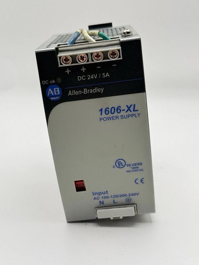Used Allen Bradley 1606-XL120D Ser. A Power Supply 1606-XL