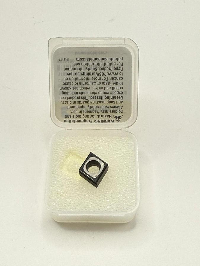 Used New 1pcs KENNAMETAL USA CNHU1005R08/RT PCD Milling Insert 6625480 KD1400