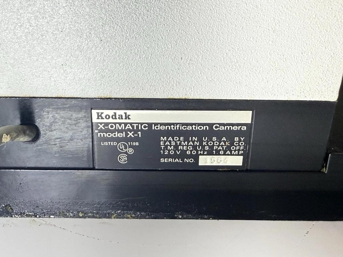 Used Kodak X-OMATIC Identification Camera Model: X-1