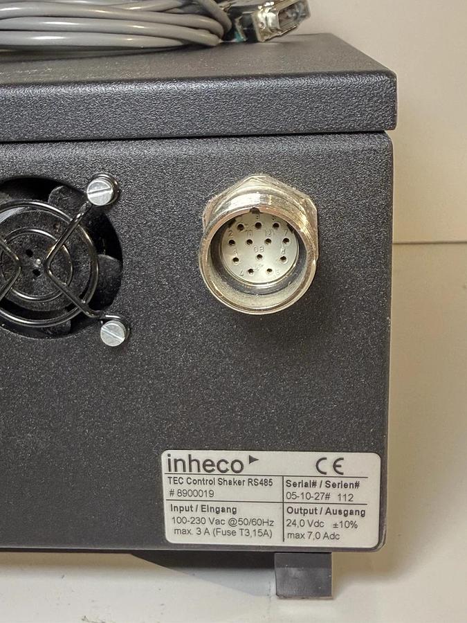Used Inheco TEC Control 96 / RS485 Temperature Shaker Controller 8900019