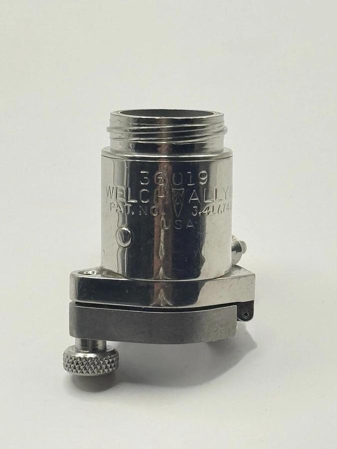 Used Welch Allyn 36019 Fiber Optic Light Head USA 3,417,746