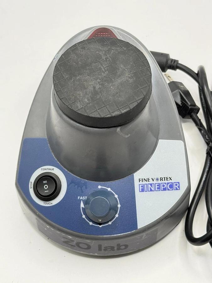 Used VORTEXMIXER ZO Lab Fine Vortex FINEPCR Variable Speed Mini Vortex Mixer Shaker