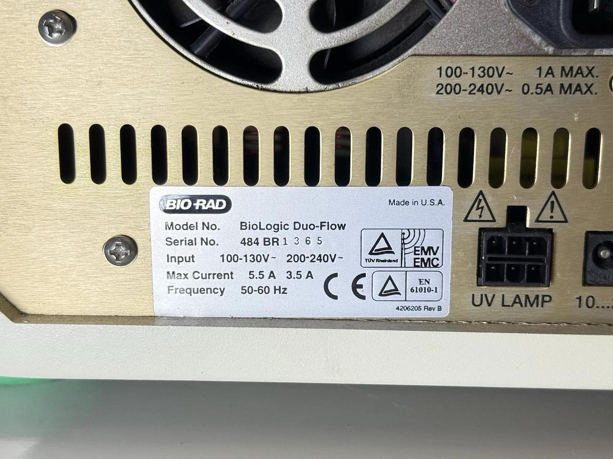 Used Bio-Rad BioRad BioLogic BioFrac Fraction Collector w/BioLogic Duo Flow + Rack