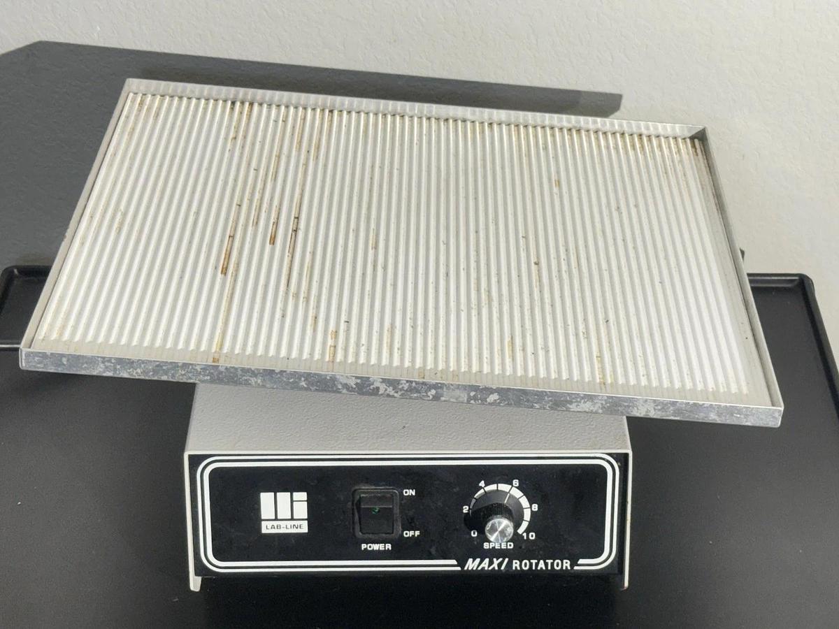 Used Lab-Line Instruments 4631 Variable Speed Maxi Rotator Laboratory Orbital Mixer