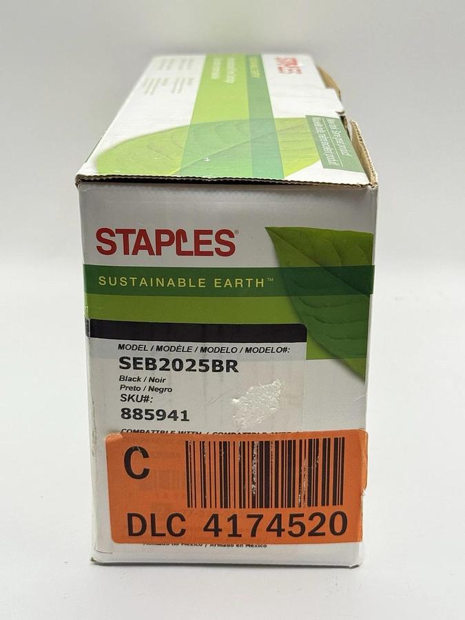 Used Staples Sustainable Earth SEB2025BR Laser Toner Cartridge 885941 Black HP CC530A