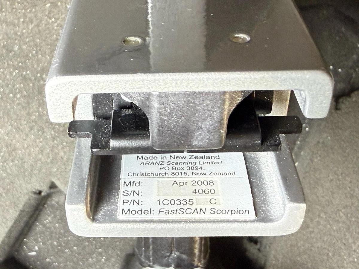 Used POLHEMUS FastSCAN Scorpion Cobra Handheld 3D Laser Surface Scanner