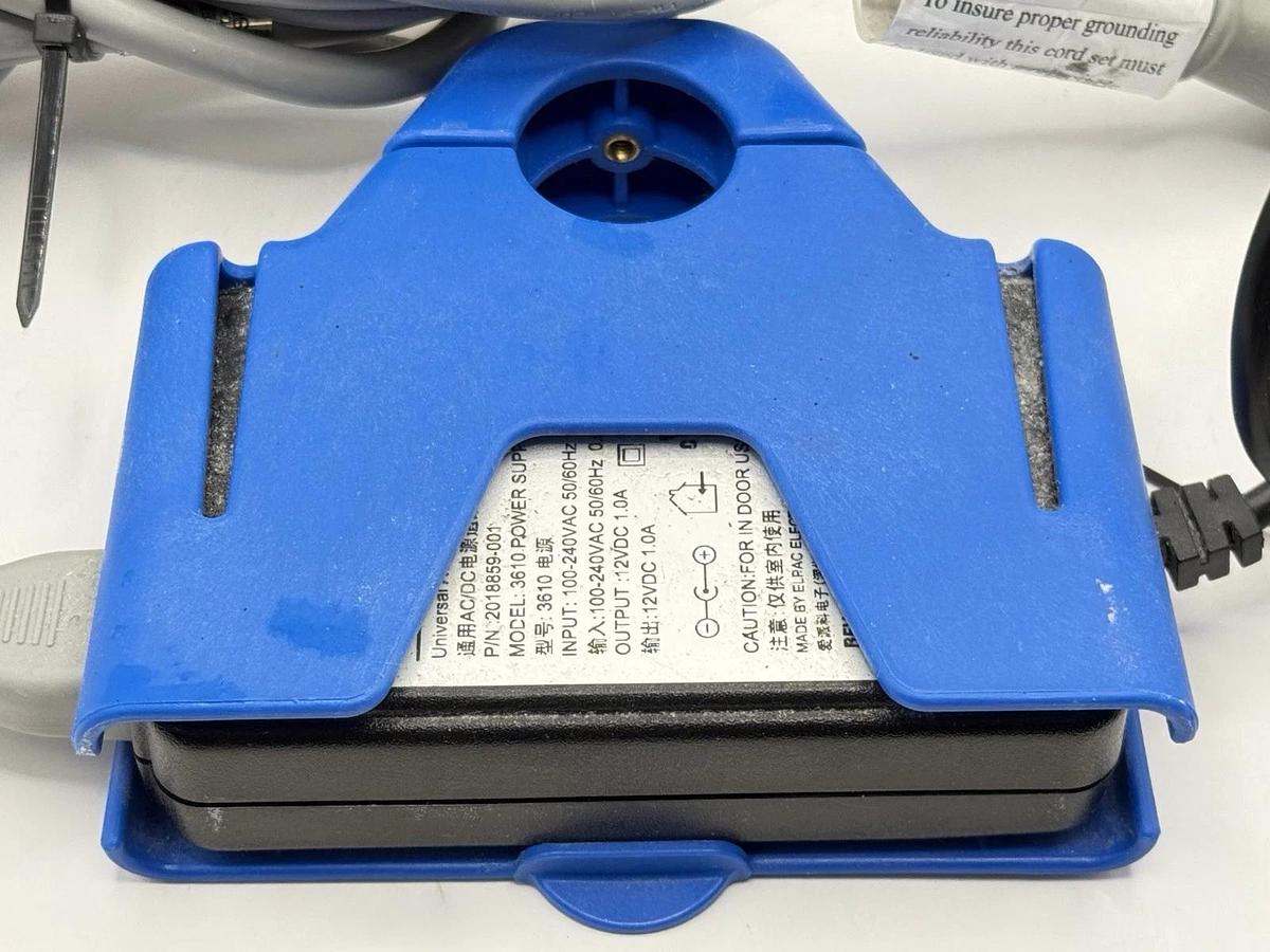 Used GE Dinamap Carescape v100 Power Supply Adapter Charger Cord Cable w/ pole attach