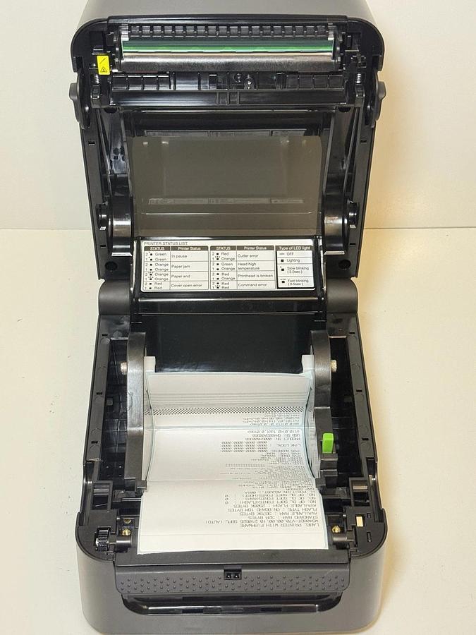 Used SATO WS408DT-STD Direct Thermal Label Printer USB