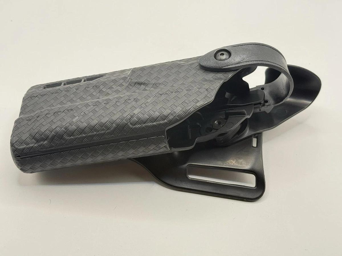 Used Safariland Glock 9/40 Light Black STX Basket Weave Duty Holster 7360-832 LH