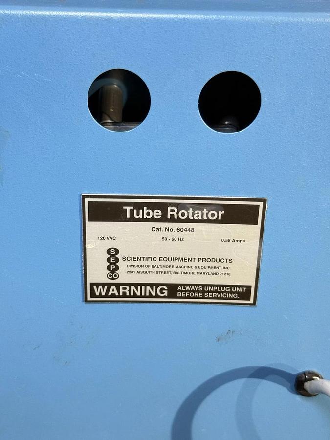 Used Scientific Equipment Products SEPCO - Laboratory Test Tube Rotator 60448