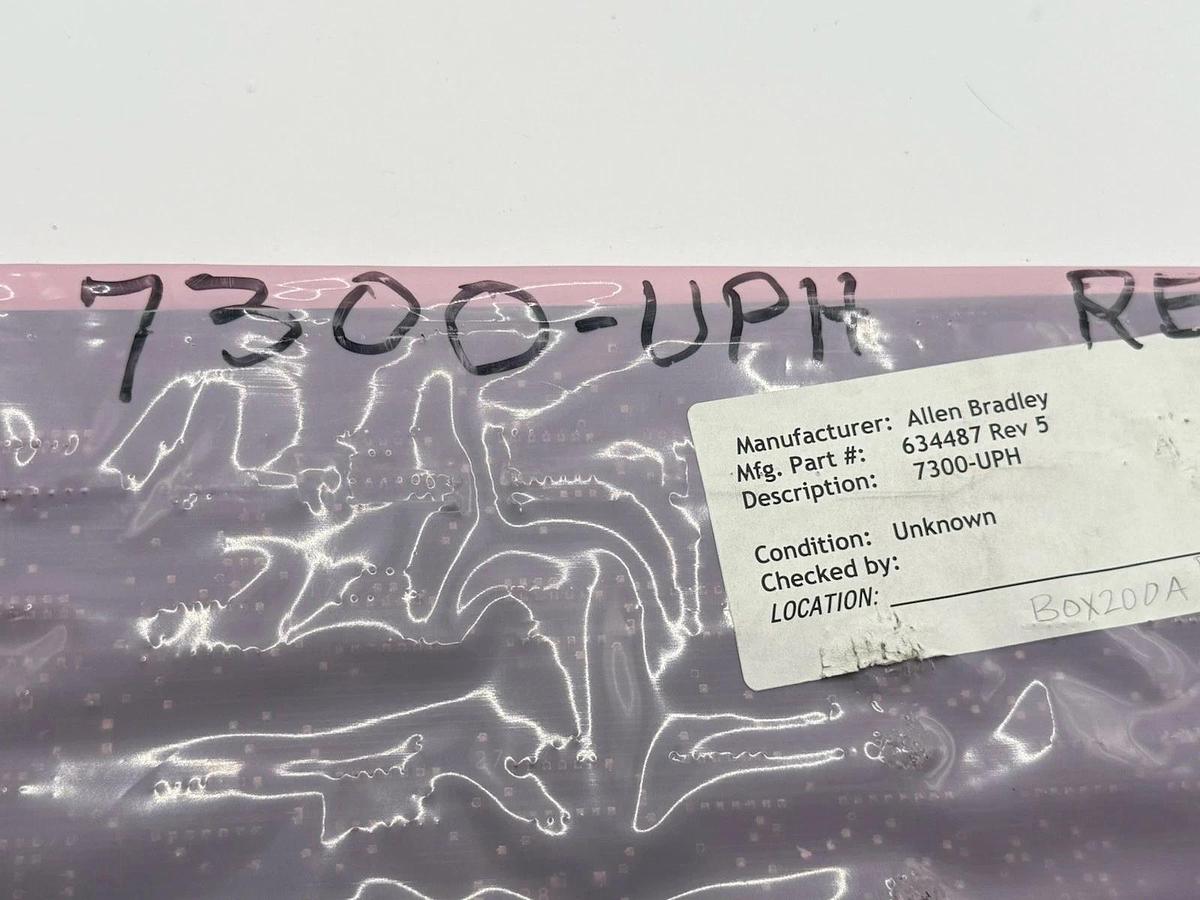 Used Allen Bradley 7300-UPH / 7300UPH 634487 Interface Module Board