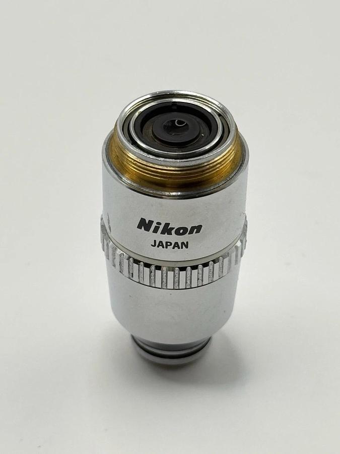 Used Nikon Microscope Objective Lens E Plan 100X /1.25 160/0.17 Oil