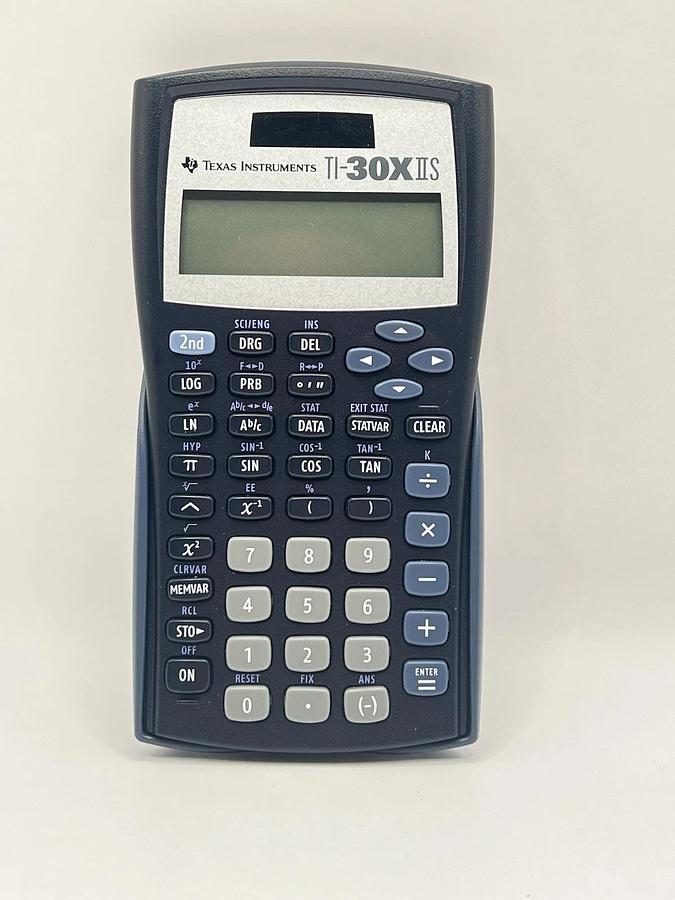 Used Texas Instruments TI-30X IIS Scientific Calculator - TESTED WORKING