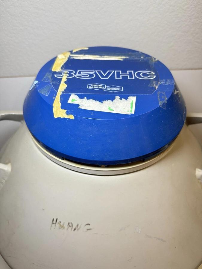 Used Taylor-Wharton 35VHC Union Carbide / Cryo Cryogenic 35L Liquid Nitrogen Tank