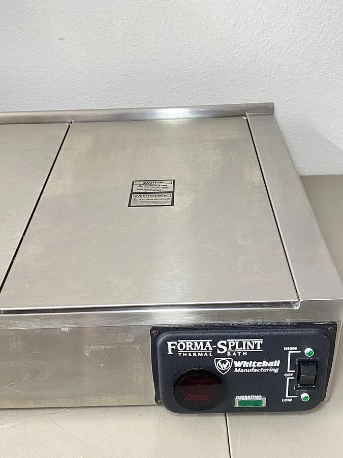 Used Forma-Splint Whitehall Thermal ThermoPlastic-Moulding Water Bath SP1501
