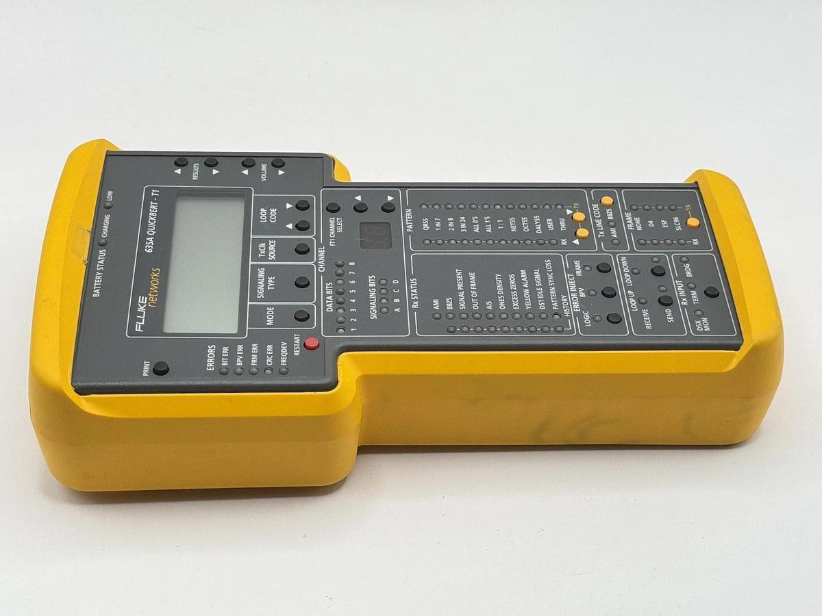 Used Fluke Networks 635A QuickBERT‑T1 Handheld T1 Analyzer BERT Tester