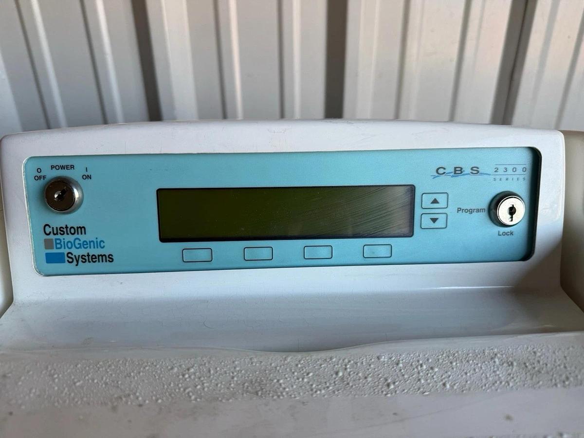 Used CBS Custom BioGenic Systems Isothermal V3000-AB Cryogenic Freezer Storage Tank