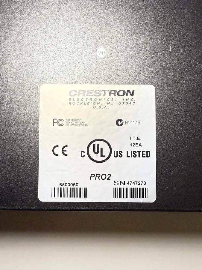 Used Crestron Pro2 Control System Processor