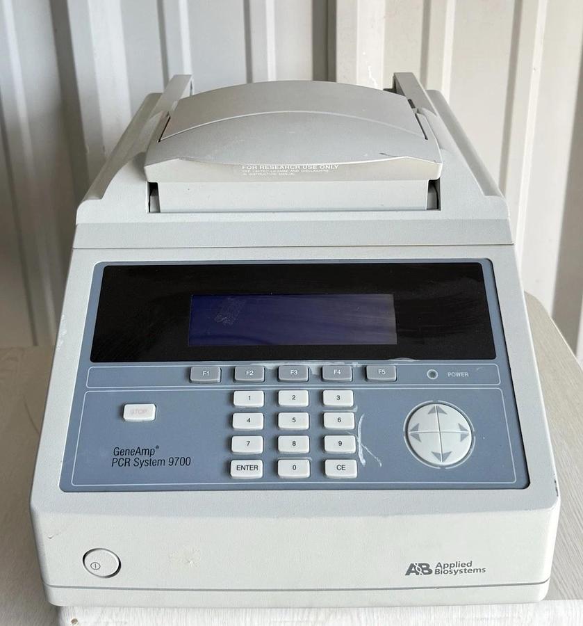 Used Applied Biosystems GeneAmp PCR 9700 System Thermal Cycler Dual 384 Well N8050200