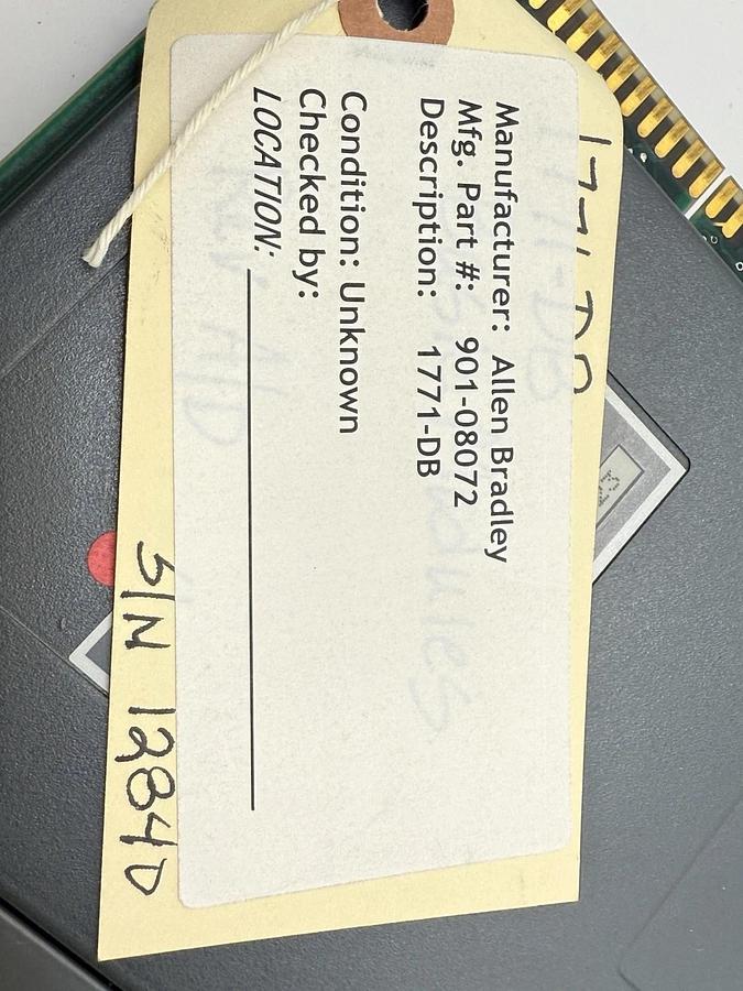 Used Allen-Bradley 1771-DB Basic Module
