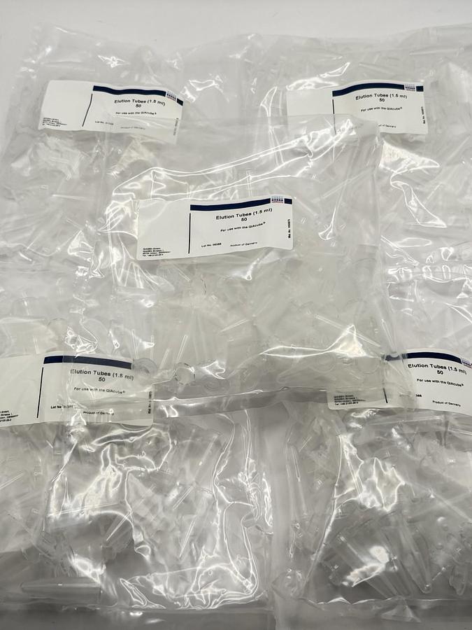 Used Lot 5 QIAGEN Elution Tubes 1.5mL Pack of 50 Each for QIAcube