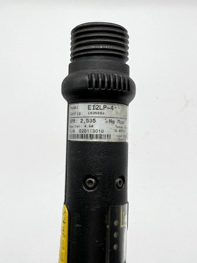 Used Stanley E12LP-4 Tech Nutrunner Tool