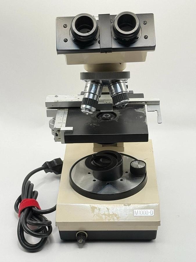 Used Swift M1000-D Series Medical Biological Binocular Microscope + 4 Objectives