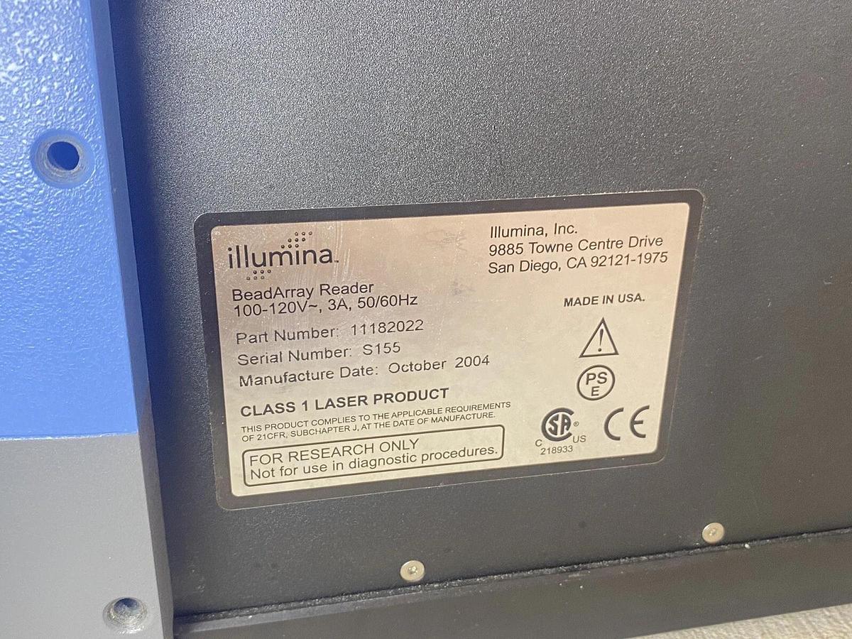 Used Illumina BeadArray Microarray Reader – DNA/RNA Scanner