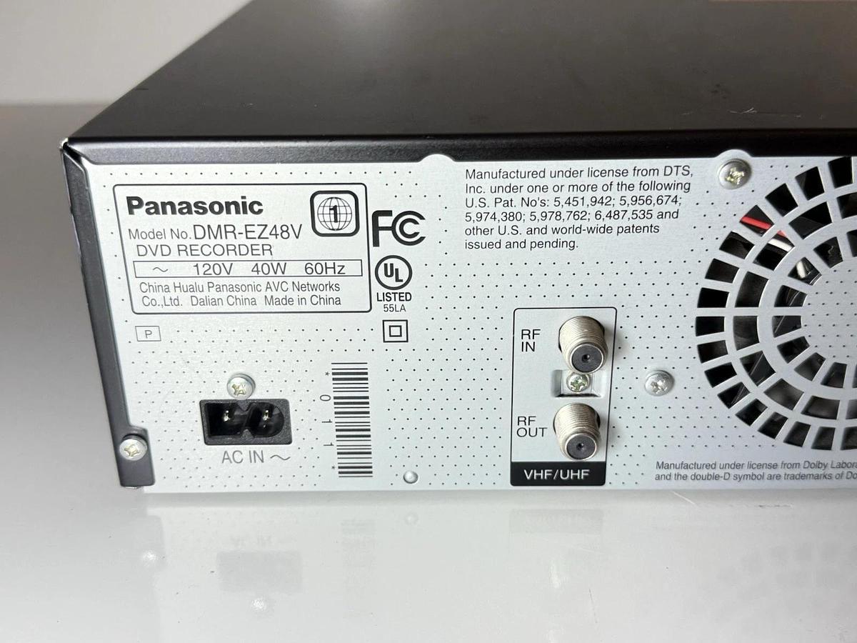 Used Panasonic DMR-EZ48V DVD Recorder VHS VCR Player